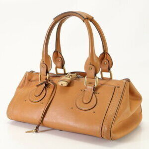 Chloe Camel Tan shoulder Paddington leather tote bag